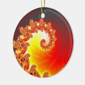 Flaming Tentacle - Fraktal Kunst Keramikornament (Links)