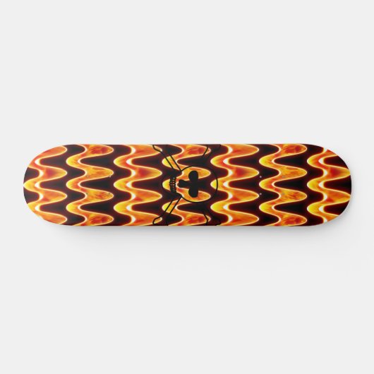 Flaming Wavelengths Skateboard (Horizontal)