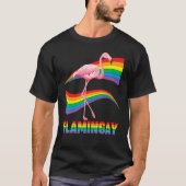 Flamingay Gay Flamingo Lgbt Pride Lesbian Proud Lg T-Shirt (Vorderseite)