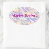 Flamingblue Oaster Ovaler Aufkleber (Tasche)