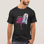 Flaminghost Pink Flamingo Ghost Halloween Costume T-Shirt (Vorderseite)