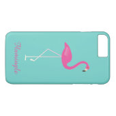 Flamingle Flamingo iPhone 7 Plus - Türkis Case-Mate iPhone Hülle (Rückseite (Horizontal))