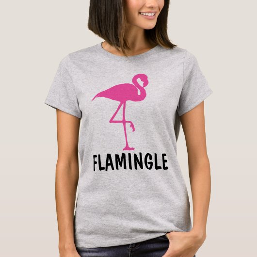 FLAMINGLE FLAMINGO T - Shirt (Vorderseite)