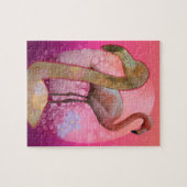 Flamingle Floral Flamingo Puzzle (Horizontal)