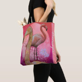 Flamingle Floral Flamingo Tasche (Von Nahem)