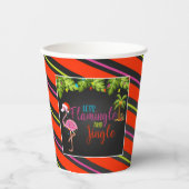 Flamingle & Jingle Christmas Party Paper Cups - BL Pappbecher (Vorderseite)