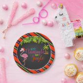 Flamingle & Jingle Christmas Party Paper Plate - B Pappteller (Party)
