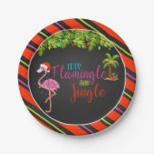 Flamingle & Jingle Christmas Party Paper Plate - B Pappteller (Vorderseite)