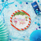 Flamingle & Jingle Christmas Party Paper Plate - W Pappteller (Party)