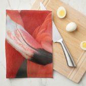 Flamingo 001 geschirrtuch (Viertel Falte)