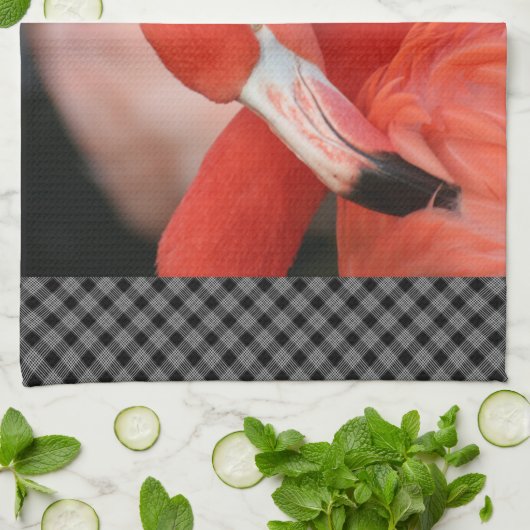 Flamingo 001 geschirrtuch (Gefaltet)