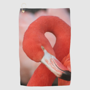 Flamingo 001 golfhandtuch