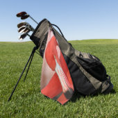 Flamingo 001 golfhandtuch (Gras)
