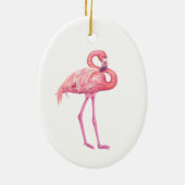 Flamingo 2 keramik ornament (Hinten)