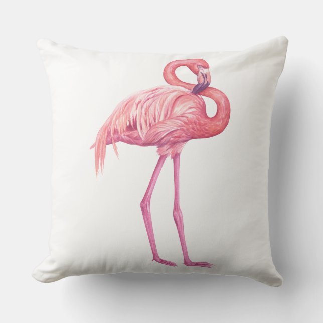 Flamingo 2 kissen (Vorderseite)