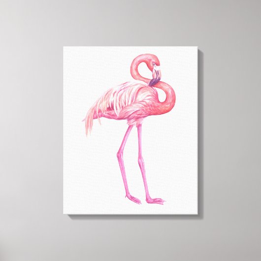 Flamingo 2 leinwanddruck (Vorderseite)