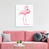 Flamingo 2 leinwanddruck (Insitu (Wohnzimmer))