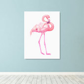 Flamingo 2 leinwanddruck (Insitu (Holzboden))