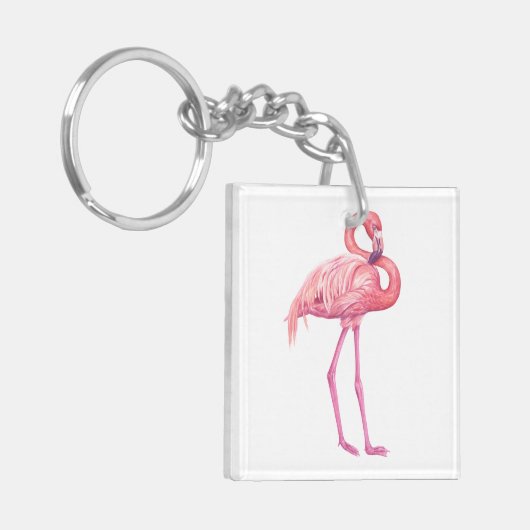 Flamingo 2 schlüsselanhänger (Vorderseite links)