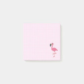 Flamingo 3" x 3" Post-it®-Anmerkungen Post-it Klebezettel (Vorderseite)