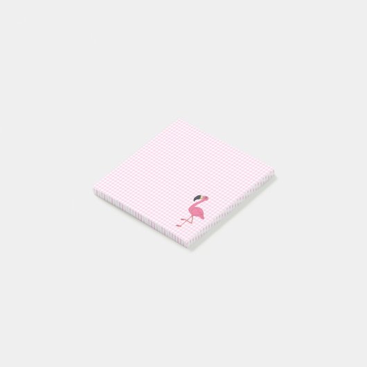 Flamingo 3" x 3" Post-it®-Anmerkungen Post-it Klebezettel (angewinkelt)