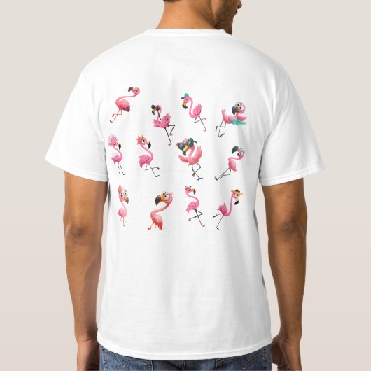 Flamingo 6 T-Shirt (Rückseite)