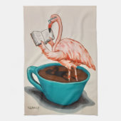 Flamingo Absurdi-tea towel Geschirrtuch (Vertikal)