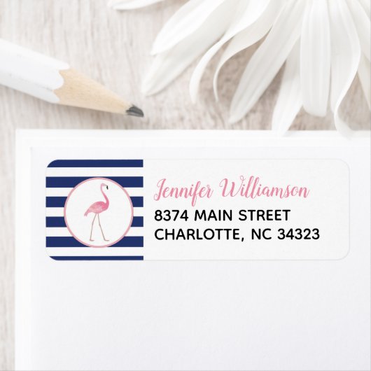 Flamingo Address Labels (Insitu)