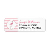 Flamingo Address Labels (Vorne)
