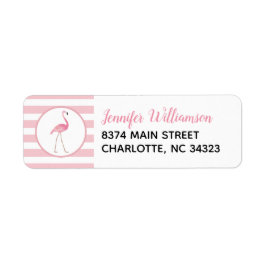 Flamingo Address Labels