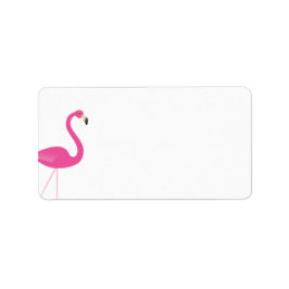 Flamingo Address Labels Adressaufkleber