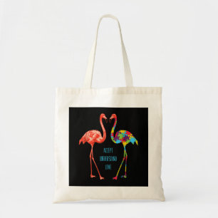 Flamingo Akzeptieren Sie Liebe Autism Flamingo Tragetasche