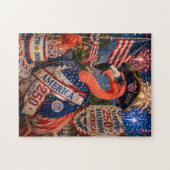 Flamingo Alles Gute zum 250. Geburtstag Amerika 4. Puzzle (Horizontal)