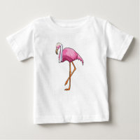 Flamingo als Brücke mit Veil