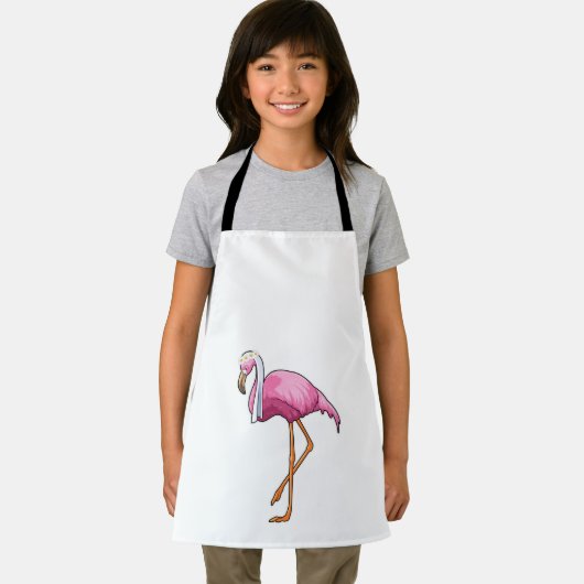 Flamingo als Brücke mit Veil Schürze (Insitu)