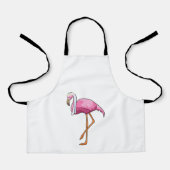 Flamingo als Brücke mit Veil Schürze (Vorderseite)
