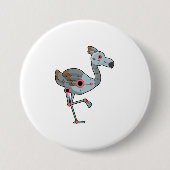 Flamingo als Robot Button (Vorderseite)