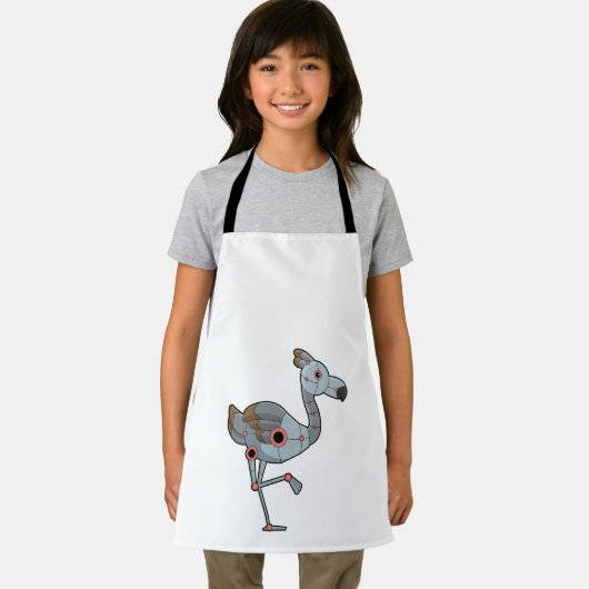 Flamingo als Robot Schürze (Insitu)