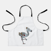 Flamingo als Robot Schürze (Vorderseite)