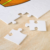 Flamingo als Surfer mit Surfboard.PNG Puzzle (Seite)