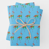 Flamingo am Strand Geschenkpapier Set (Beispiel)