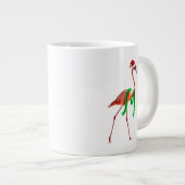 Flamingo am Strand Jumbo-Tasse (Vorderseite Rechts)