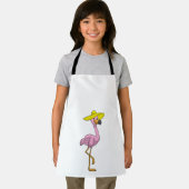 Flamingo am Strand mit Hat Schürze (Insitu)