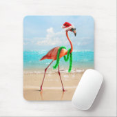 Flamingo am Strand Mousepad (Mit Mouse)