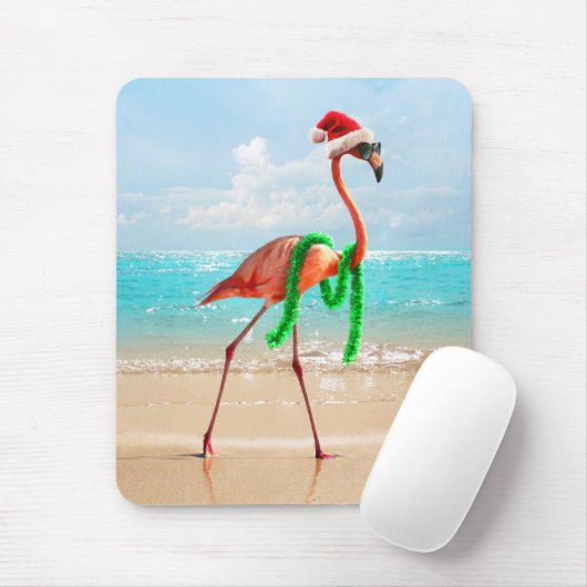 Flamingo am Strand Mousepad (Mit Mouse)