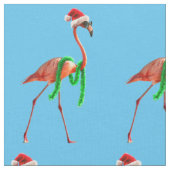 Flamingo am Strand Stoff (Nahaufnahme)