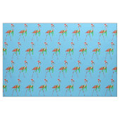 Flamingo am Strand Stoff (Fat Quarter (45,7 x 55,9 cm))