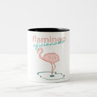 Flamingo-Anhänger Zweifarbige Tasse