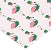 Flamingo Animal Pink St Patrick's Day Kurzer Tischläufer (Ecke)