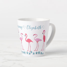 Flamingo Ansammlung und Starfish Milchtasse